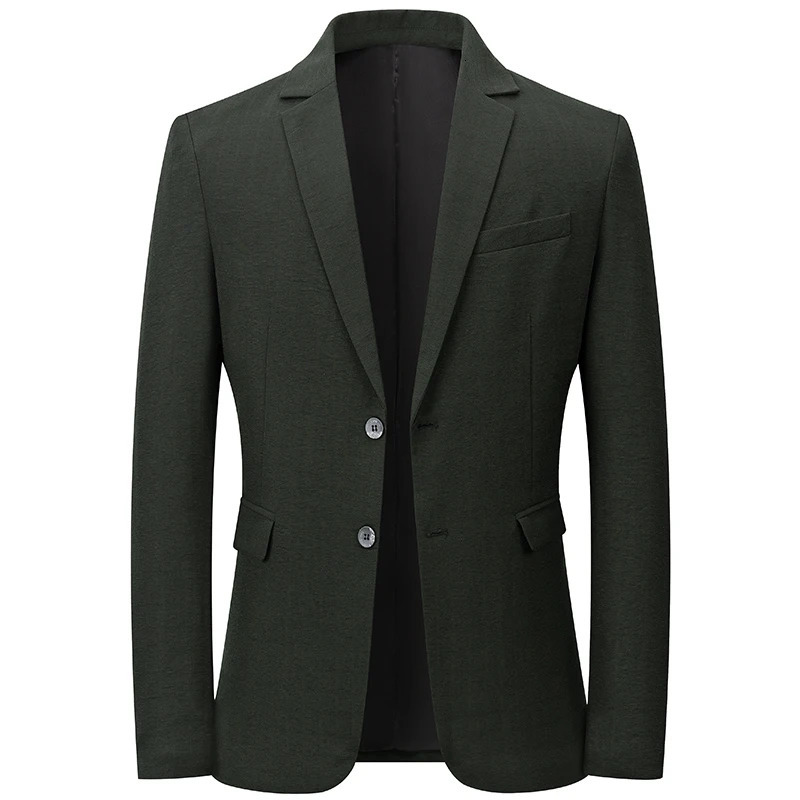 Brown Business England Style Mens Set Ultra Thin Fit Easy Care Spring Autumn Wedding Black Mens Formal Jacket 250220
