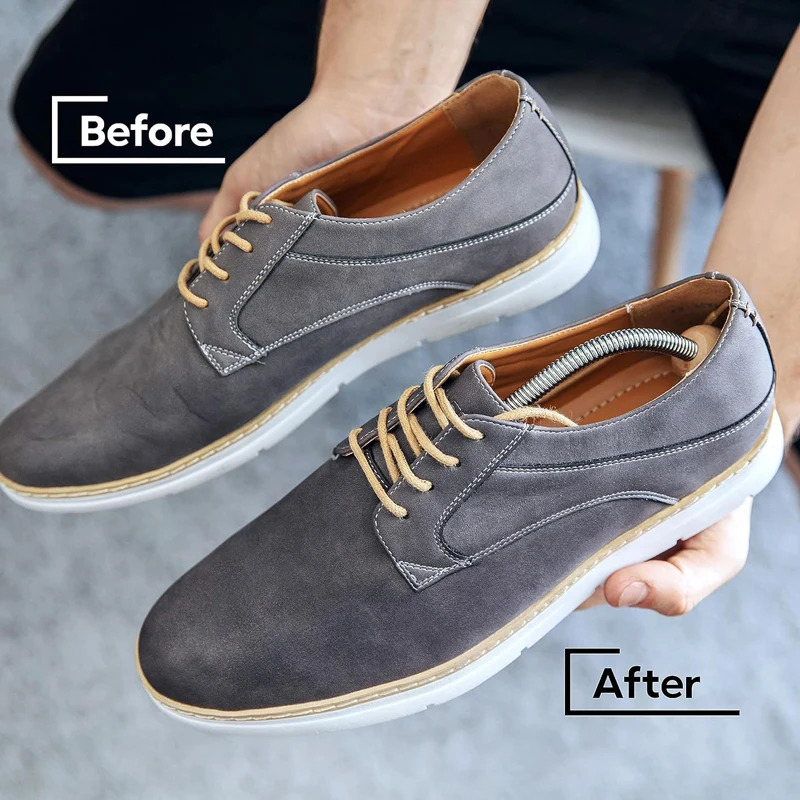 Repacego 2 Pcs Wooden Shoe Tree Unisex Highgrade Spring Shoes Adjustable Support Stretcher Shaped Fixed 250219