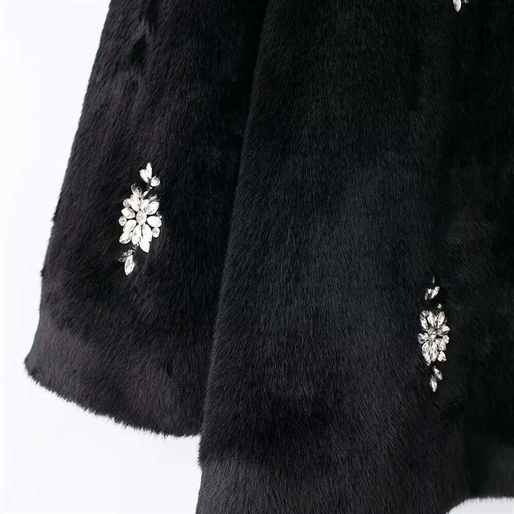 Thickened Integrated Environmentally Friendly Fur Coat For Women's Clothing 2024 Winter New High-End Jacket