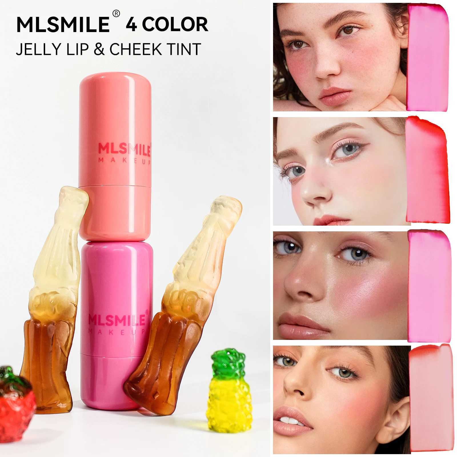 Jelly Ber Lip Cheek Tint Stick Moisturizing Clear Brighten Lipgloss Lipstick Lasting Tinted B Cream Matte Contour MakeupW250220
