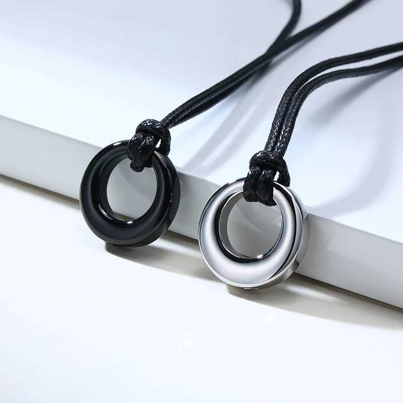 Circle of Life Eternity Karma NecklacesMemorial Pendant Ashes Necklace Bracelets for Women MenKeepsake Cremation JewelryXJ250219