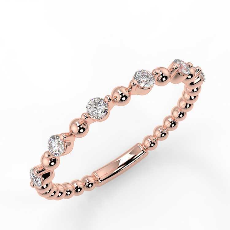 Wholesale 18K Solid Gold Women Elegant Ring Anti Tarnish Ring Trend Rings