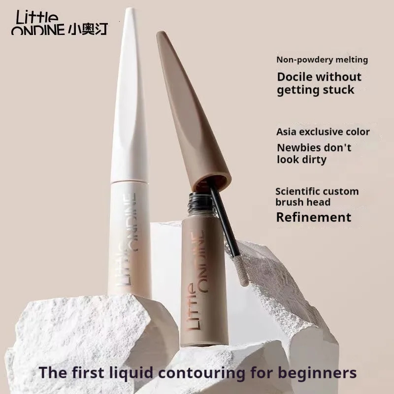 Little Ondine Liquid Contour Shadow Highlighter Original Real Bronzers highlighter Concealer Long-lasting Makeup Cosmetics 250214