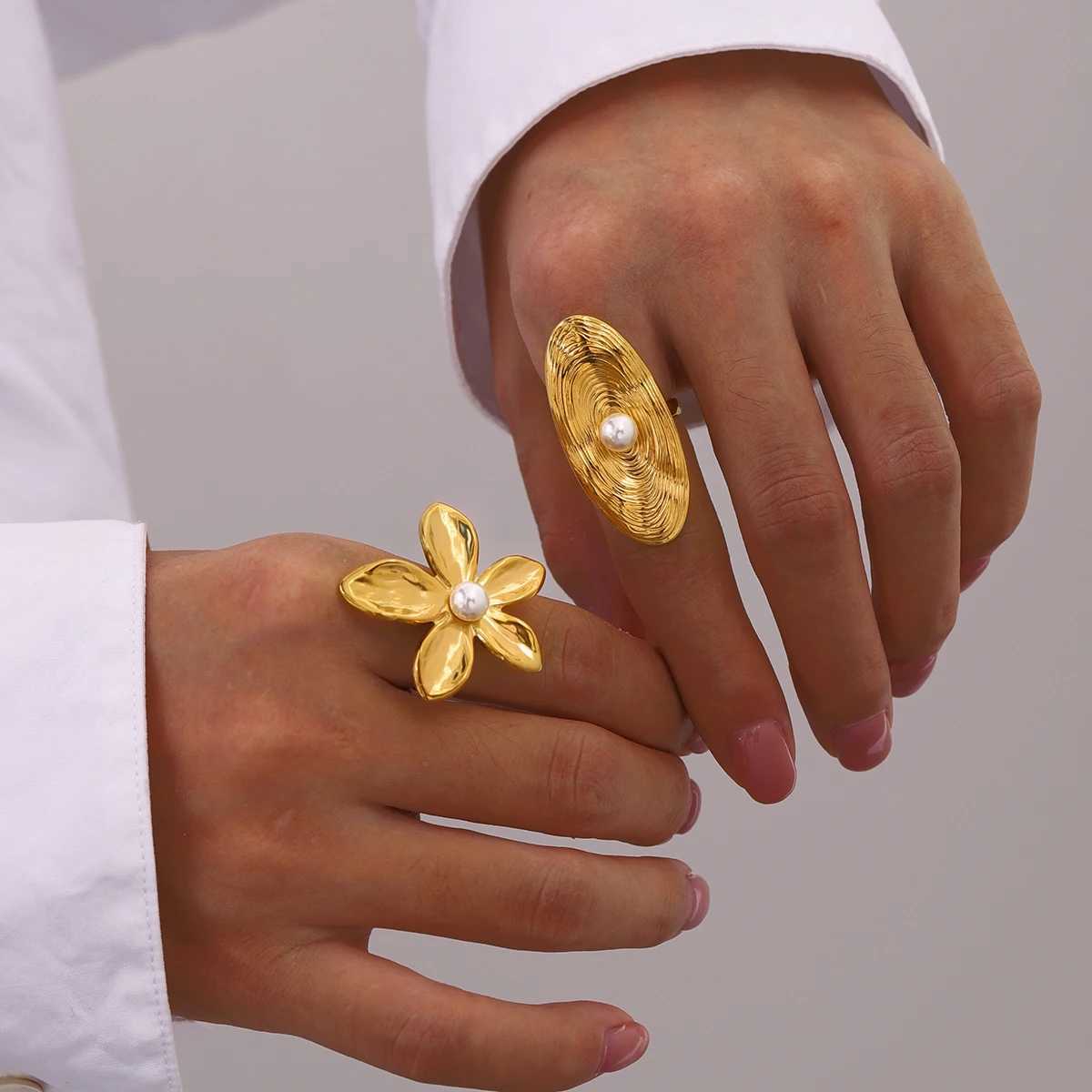 World Vintage Open Rings For Wen Men Punk Fashion New Gold Silver Color Geetric Knuckle Ring Sets Jewelry Accessories X250220