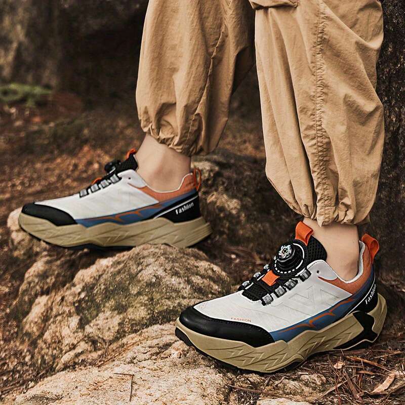 Men's Fashion Running Shoes - Durable Non slip Bottom, Breathable Mesh Design, Suita ble for Outdoor Activities, Formal, Fash ionable a