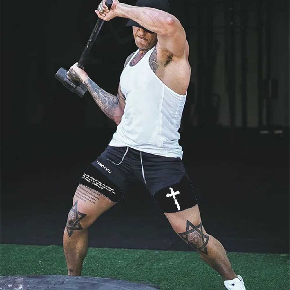 Mens John Cross Performance Shorts Quick Drying 2 in 1 Y2K Running Athletics X250220