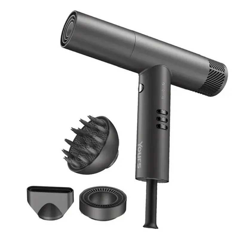 Professional high-speed hair dryer salon strong wind 0000Rpm negative ion hair care fast drying barber styling tool W250220