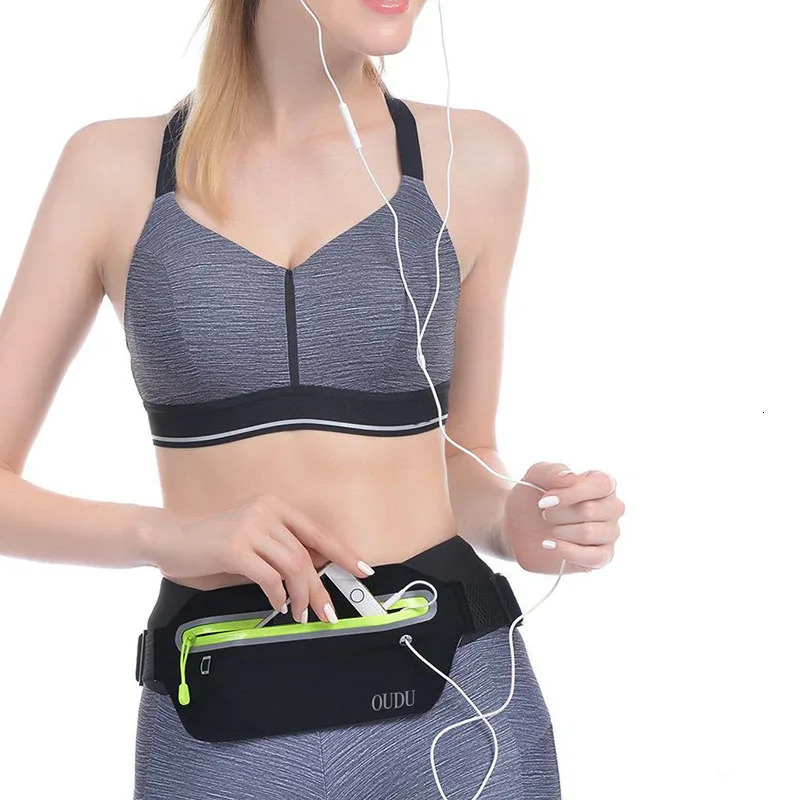 Hidden Waist Bag Sports Phone Mens Belt UltraThin Waterproof Mini Fanny Pack Women Run Light Pouch 250219