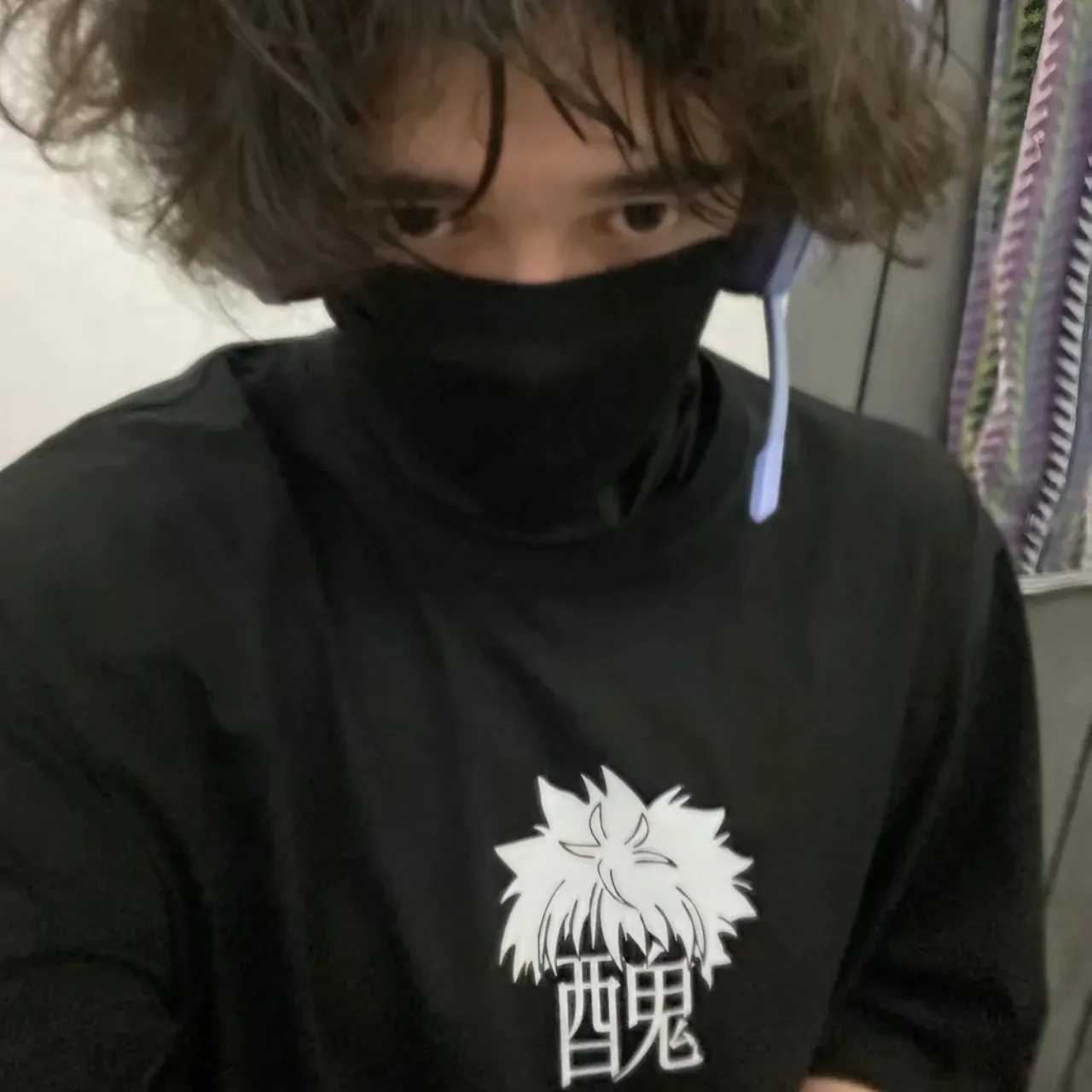 T-shirts Y2K Uglyfacekid T-shirt Hanzi Printed Pattern Street Mens Wear Harajuku Womens Retro Trend Neutral Ultra fine Cotton Short Sleeve H250220