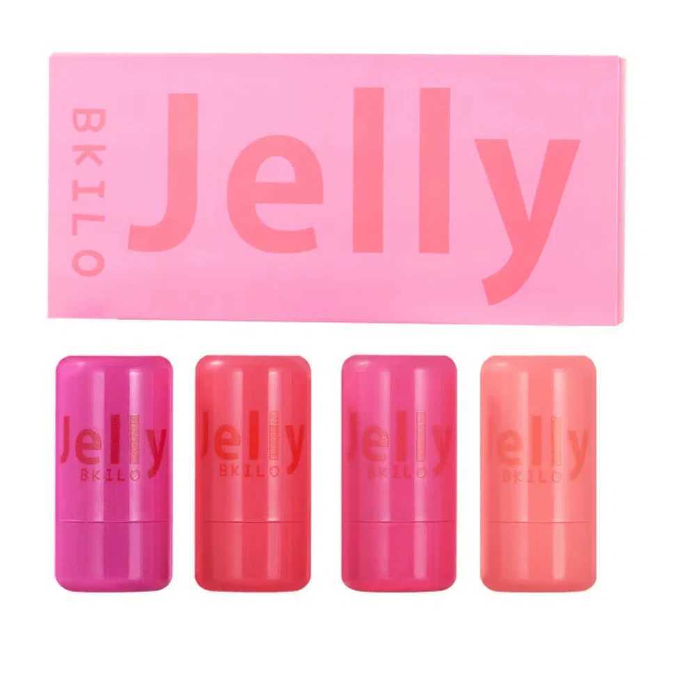 4pcs Set Jelly Cheek B Tint 3-in-1 Transparent Moisturized Ber Facial Contour Rouge Lip Stick For Lasting Rouge MakeupW250220