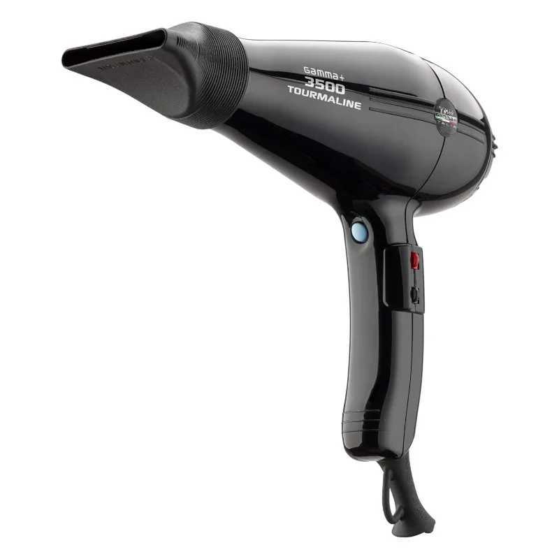 3500 professional salon tourmaline ion hair dryer 2 nozzles 6 heat/speed settings W250220