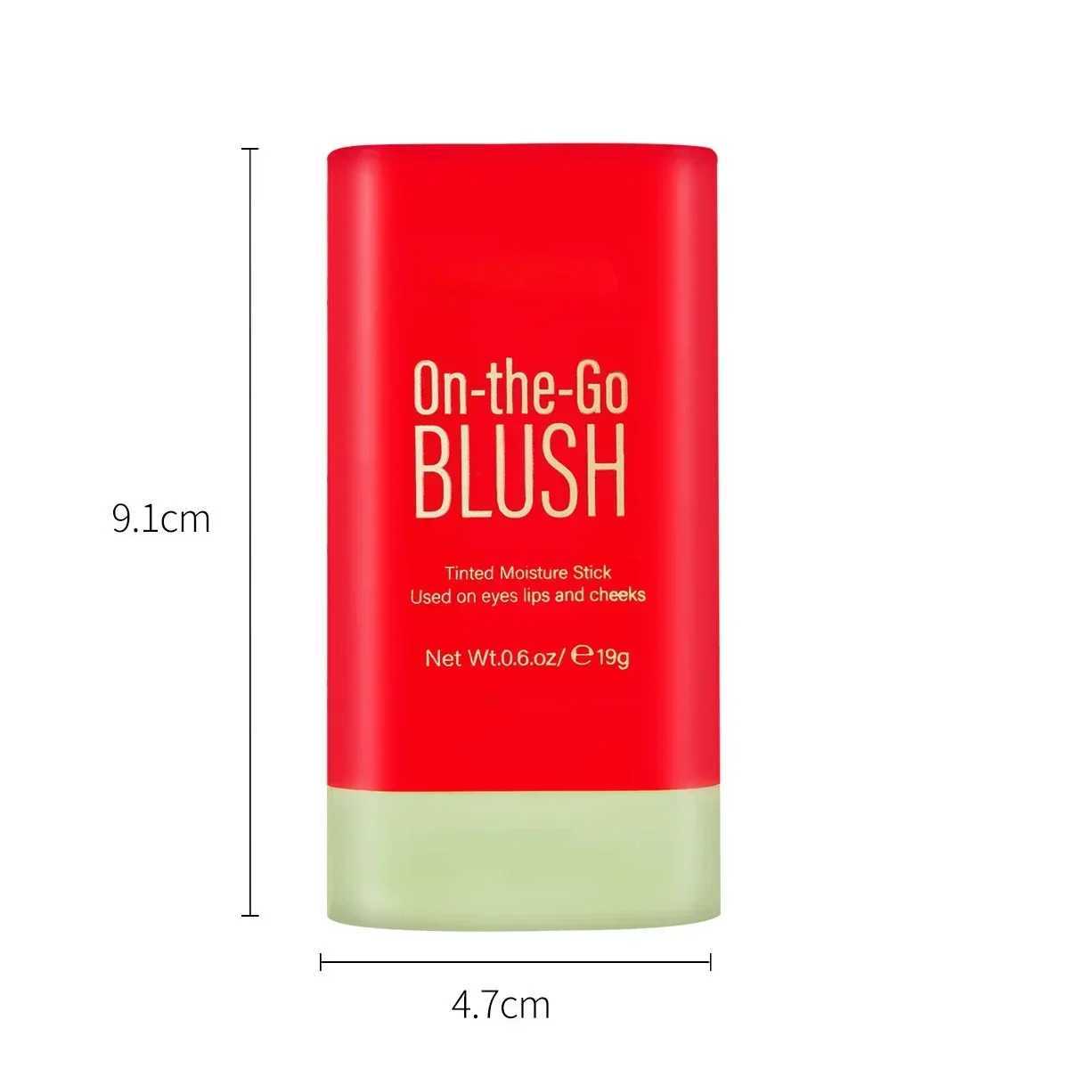 Multi-function B Stick Natural Cheek Face Rouge Ber Cream Lasting High Color Rendering Brightening Skin Tone WaterproofW250220