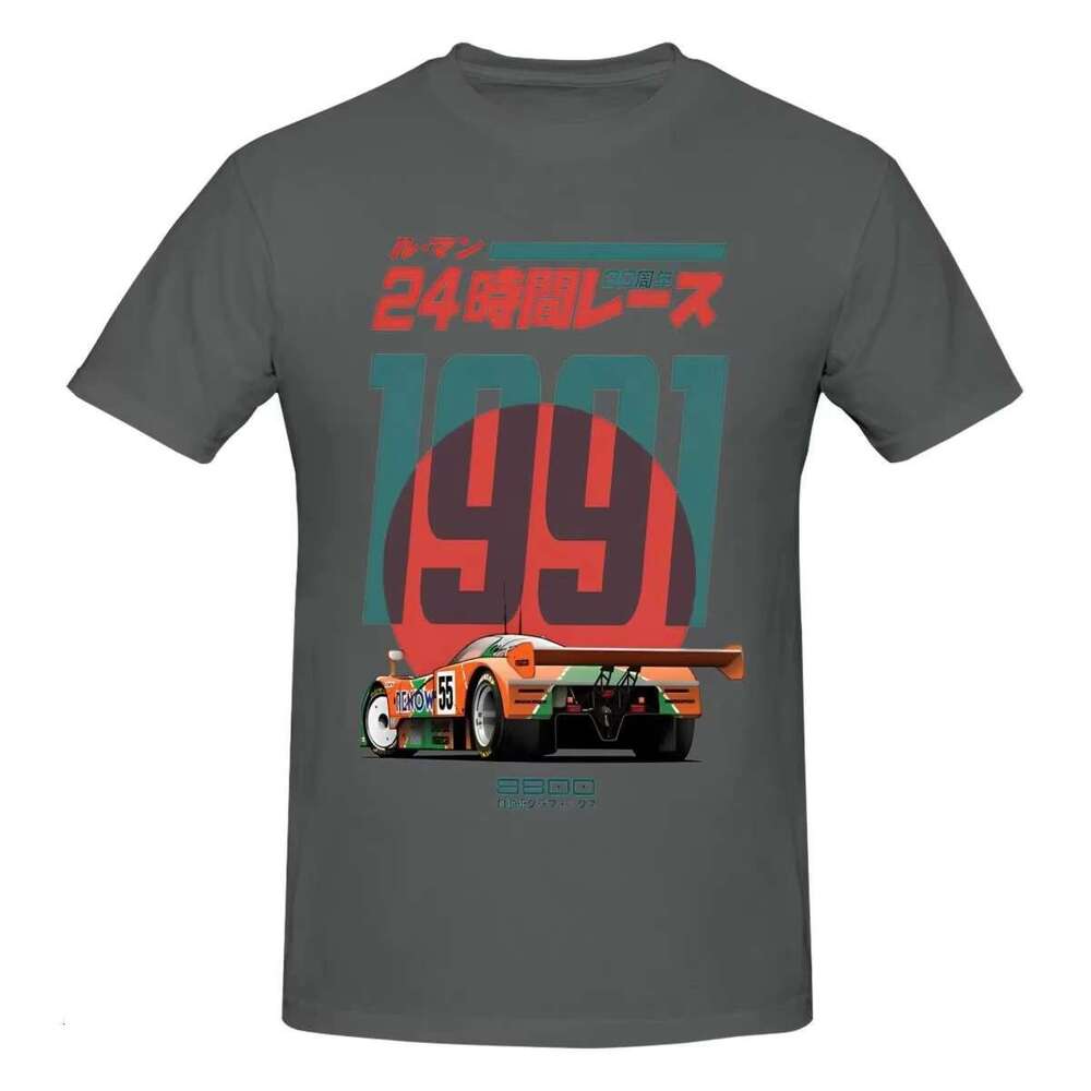 Men's and women's round neck short sleeve t-shirt, vintage, cotton, casual, Mazdaed 787B 30th