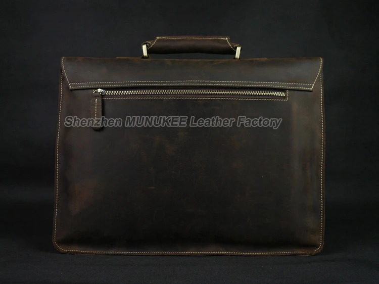 Vintage Crazy Horse Genuine Leather Shoulder bag Men Crossbody bag Messenger Bag Sling Real Leather Handbag tote Leisure Brown 250218