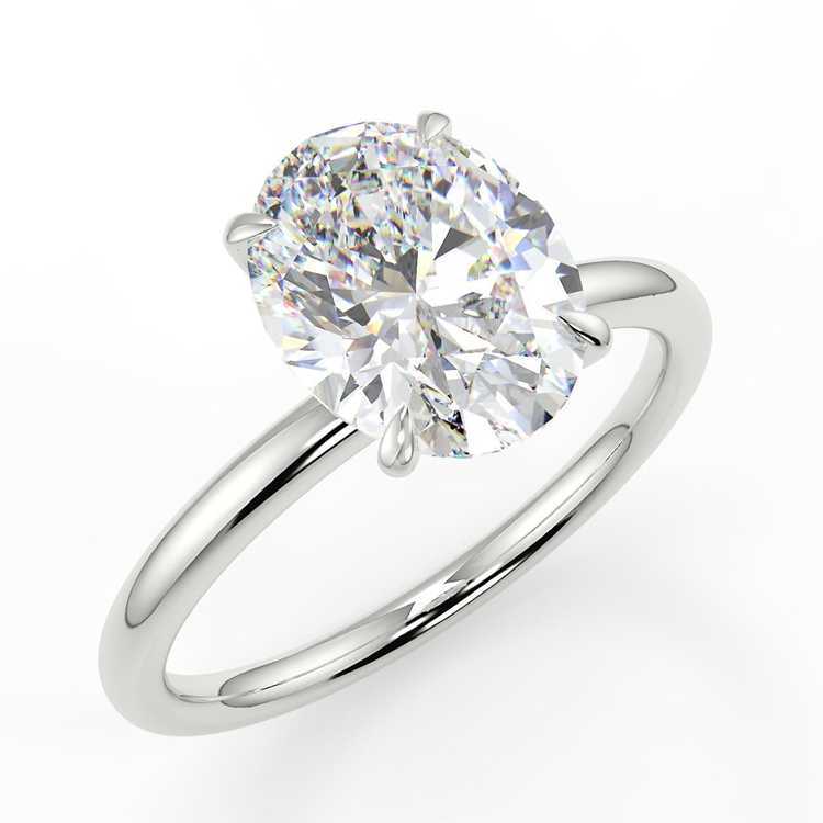AAA GEMS Wholesale Price New Moissanite Ring Oval Custom Moissanite Ring