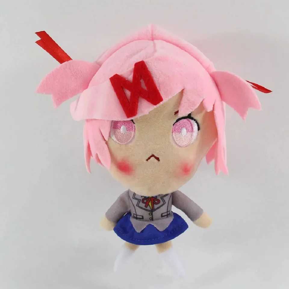 20cm Game Doki Literary Club Plush Toys Anime Cosplay Monika Natsuki Sayori Yuri Dolls W250219