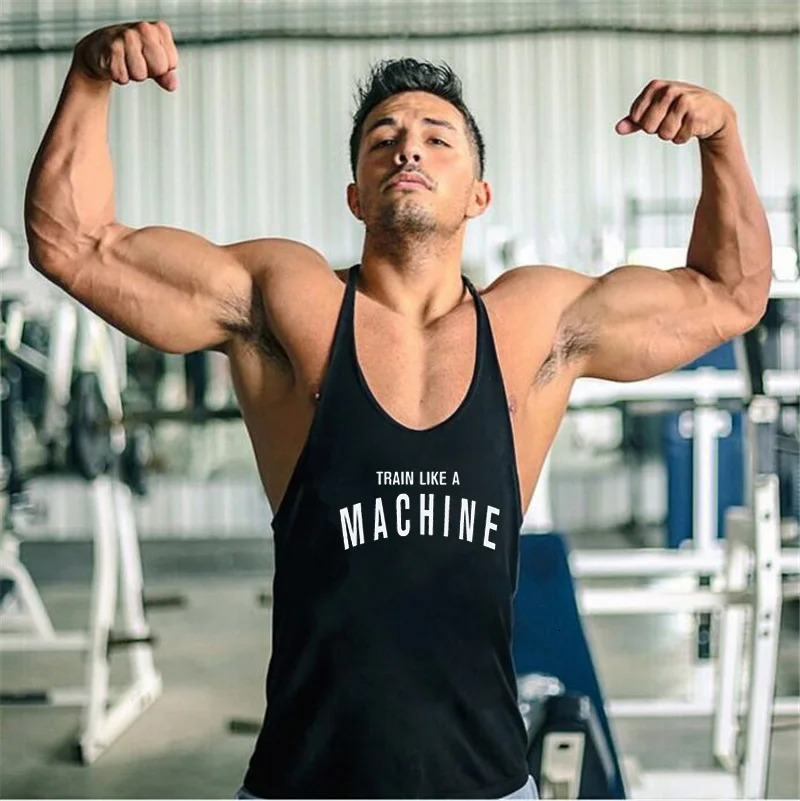 Just Gym Stringers Mens Tank Tops Sleeveless Shirt Y back Bodybuilding and Fitness Mens Gyms Singlets Clothes Muscle Regatas 250219
