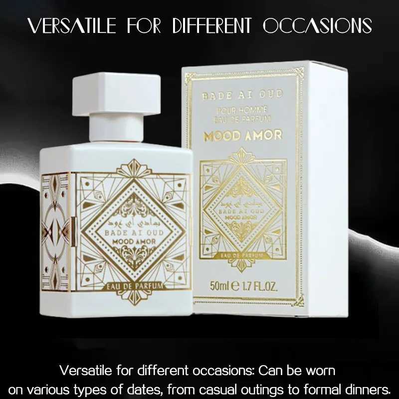 50ML Men Women Perfume White Arabic Unisex Long Lasting Fragrance Spray Pheromone Arab Perfumes Eau De Parfum High Quality GiftsXJ250220