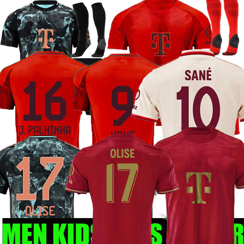 KANE soccer jerseys J. Palhinha OLISE SANE 2024 2025 third football shirt 24 25 MUSIALA Oktoberfest GNABRY BAYERNS mUNIch 125-Years Anniversary men kids kits KIMMICH