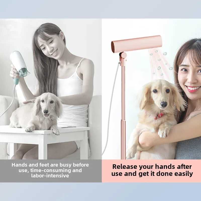 600W Household Vertical Hair Dryers Liberates Hands Negative Ion Hair Care High-power Quick-drying Landing Blow Dryer 220V W250220