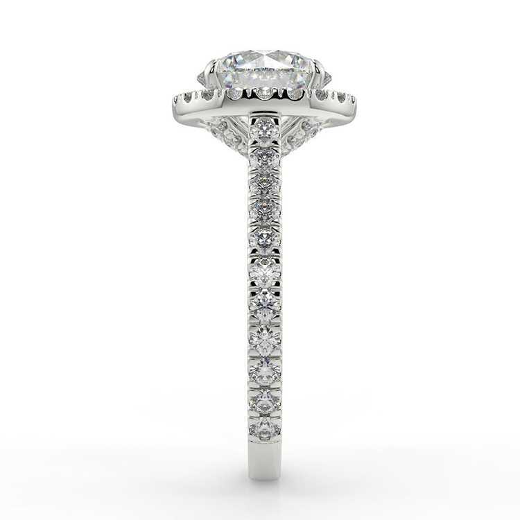 Luxury 14k Gold Moissanite Engagement Gemstone Ring Unique Ring Design Diamond Rings Italy