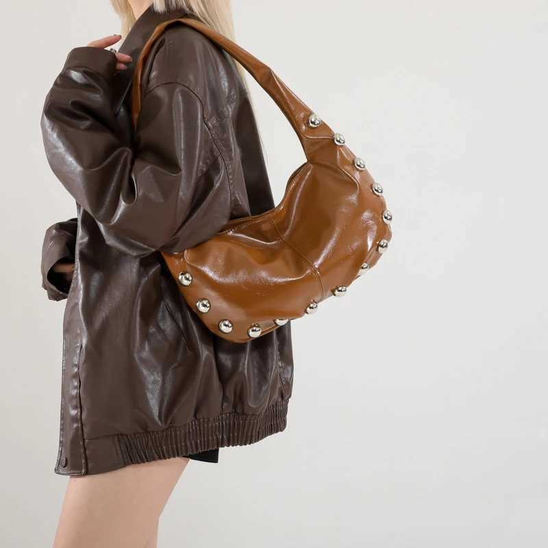 LEFTSIDE Punk Style Design Mini PU Leather Shoulder Bag 2024 Y2K Fashion Luxury Underwear Bag Womens Handbag Y250218