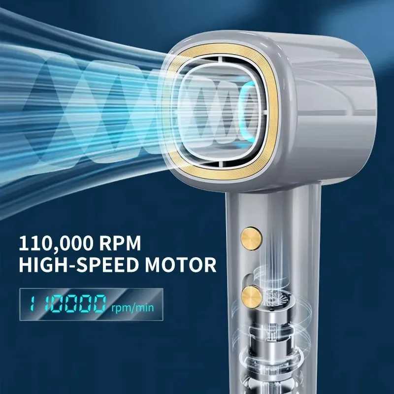 0000Rpm High Speed Hair Dryer Negative Ion Hair Care Constant Temperature and 800W Powerful Wind Low Noise Styling Tool W250220