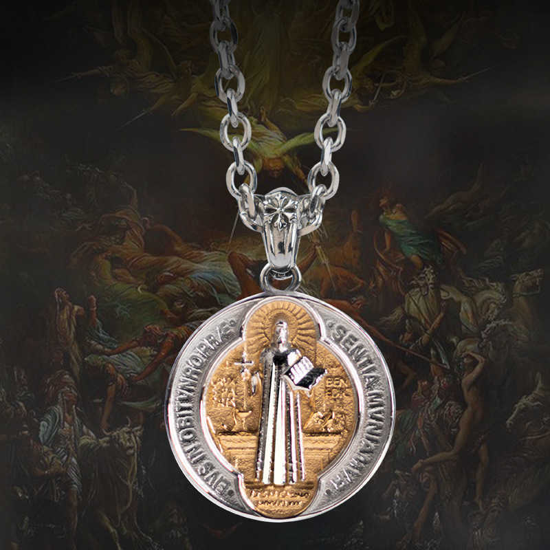 Pendant Necklaces Gothic loli pendant ins necklace womens titanium steel mens trendy hip-hop street personality pendant H25219