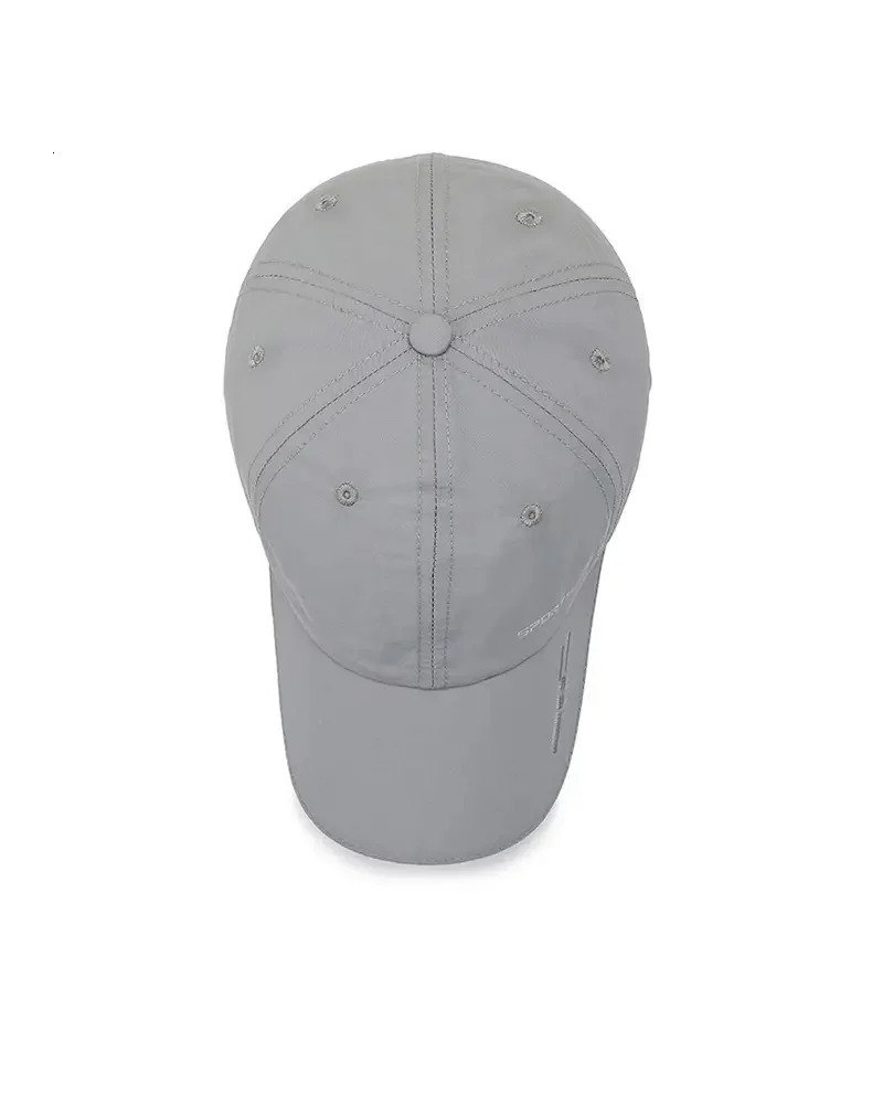 Quick Drying Solid Baseball Cap Sunscreen Breathable Adjustable Cycling Hiking Fishing Sports Trucker Hat For Women Men 250218