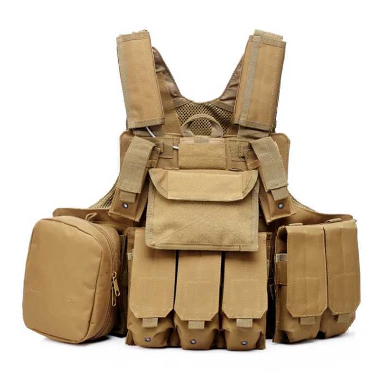 Airsoft Tactical Vest Molle Combat Assault Plate Carrier Tactical Vest CS Outdoor Clothing Hunting Paintball VestXJ250219