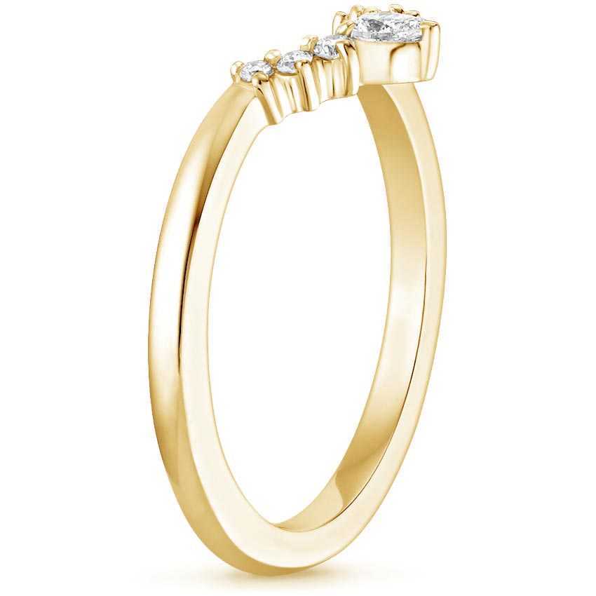 AAA Gems Yellow Gold Engagement Ring 14K/18K Gold Marquise Cut Solitaire Moissanite Engagement Rings
