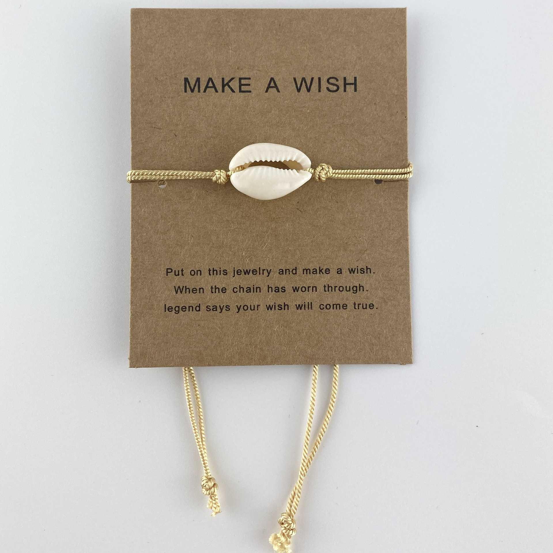 Charm Bracelets Summer Beach Surfing Bracelet Shell Cotton Rope Hand Woven Natural Shell Handpiece TEMU H25220
