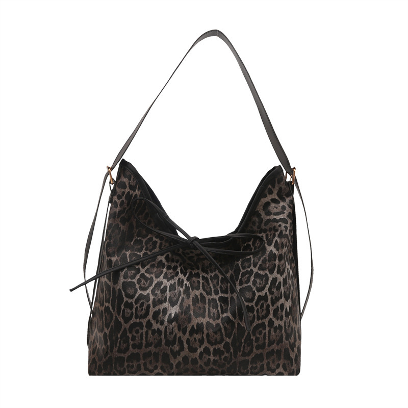 Ballet leopard print shoulder for women 2025 new style student class crossbody bag, large capacity tote shopping bag #swissmilitary
