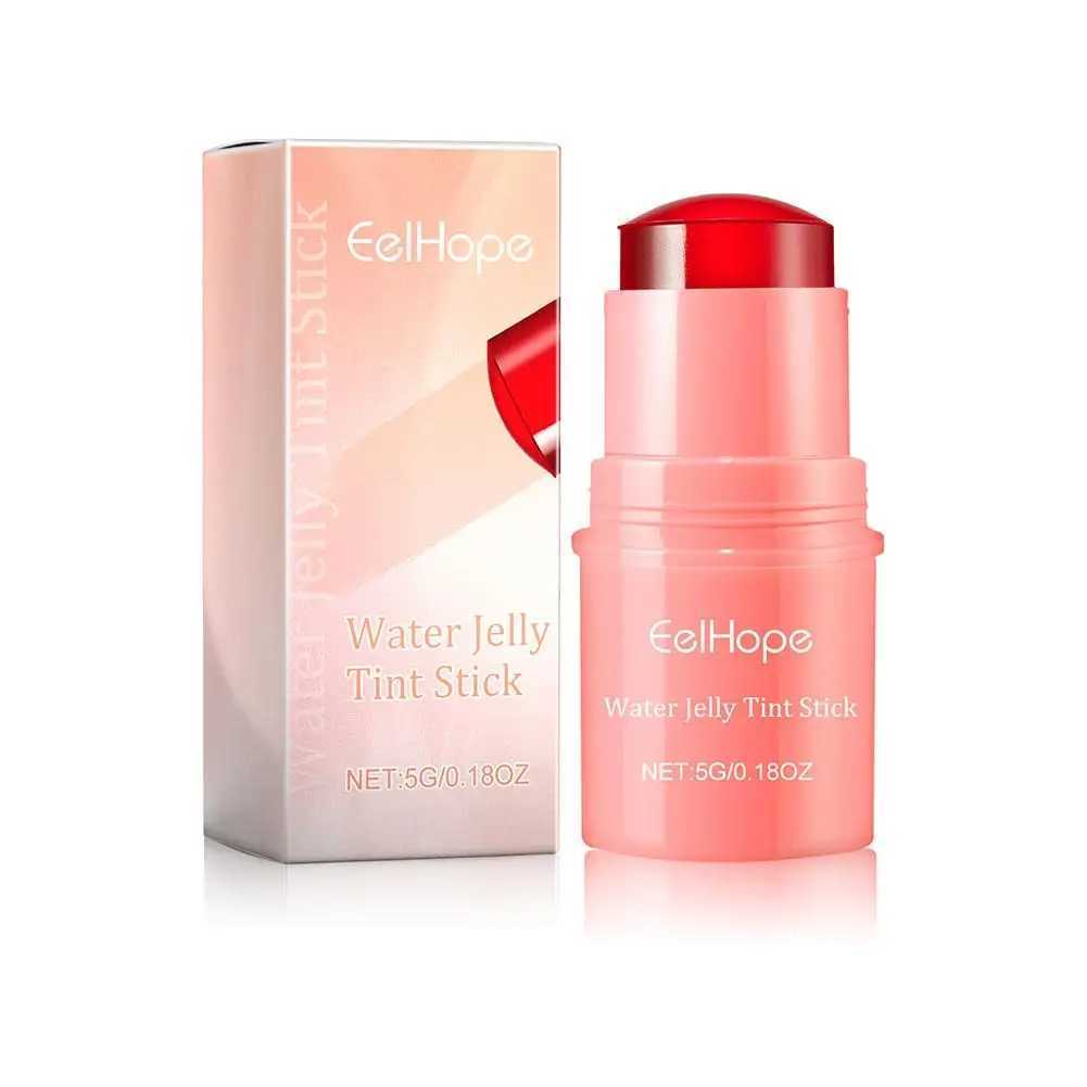 Water Jelly Tint Stick Lip Cheek B Stain Rotatable Colors Stick 4 Powder Ber Easy Rouge Coloring Moisturizing PenW250220