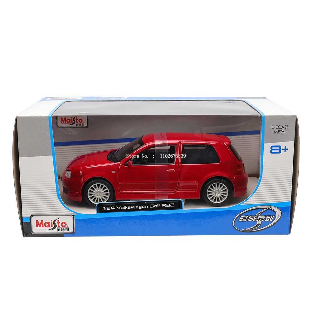 Maisto 1 24 Volkswagen Golf R32 car Antique Car Static Die Casting Car Collectible Model Car Toy Gift Tide PlayXJ250220