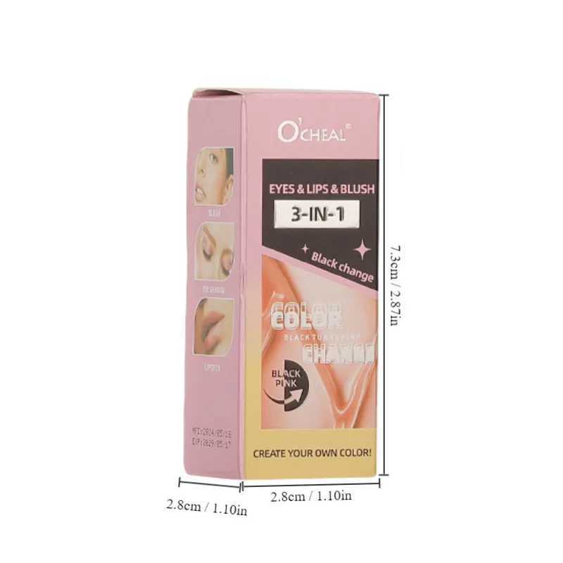 Multifunctional Temperature-changing B Stick Lipstick And Lip Gloss Three-in-one Brightening And Contouring StickW250220