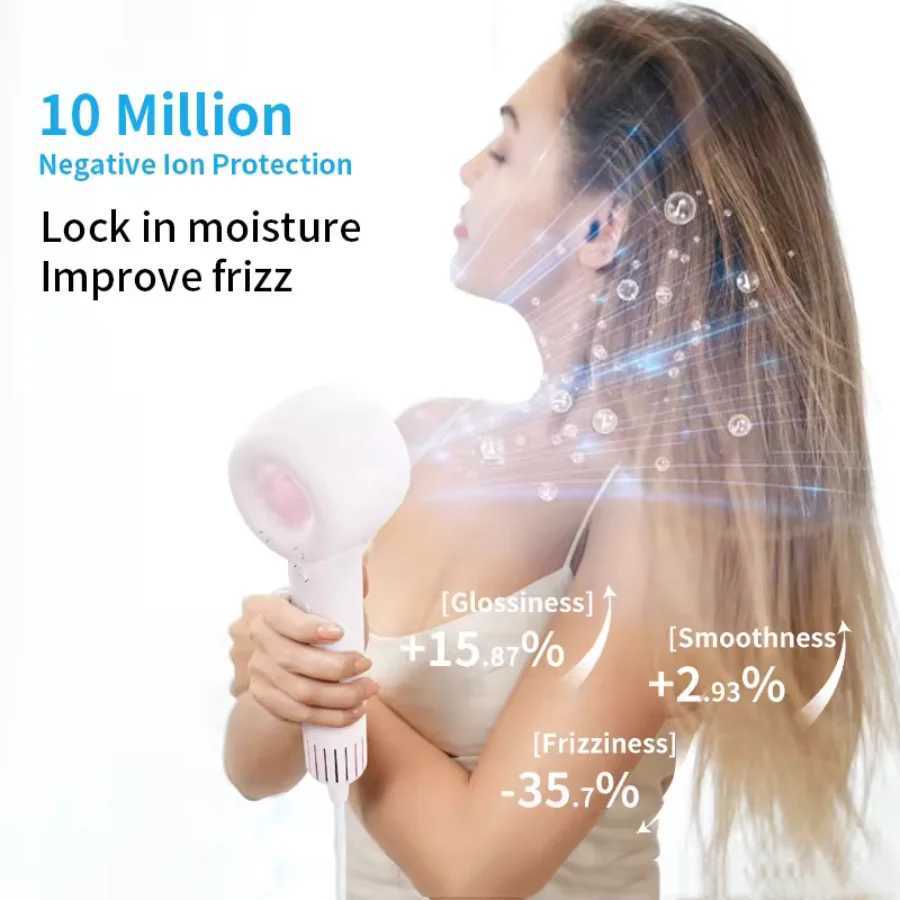 Swoson High Speed Hair Dryers Negative Ion Hair Care Quick Dry Professional Leafless Hair dryer Personal Styling Salon Appliance W250220
