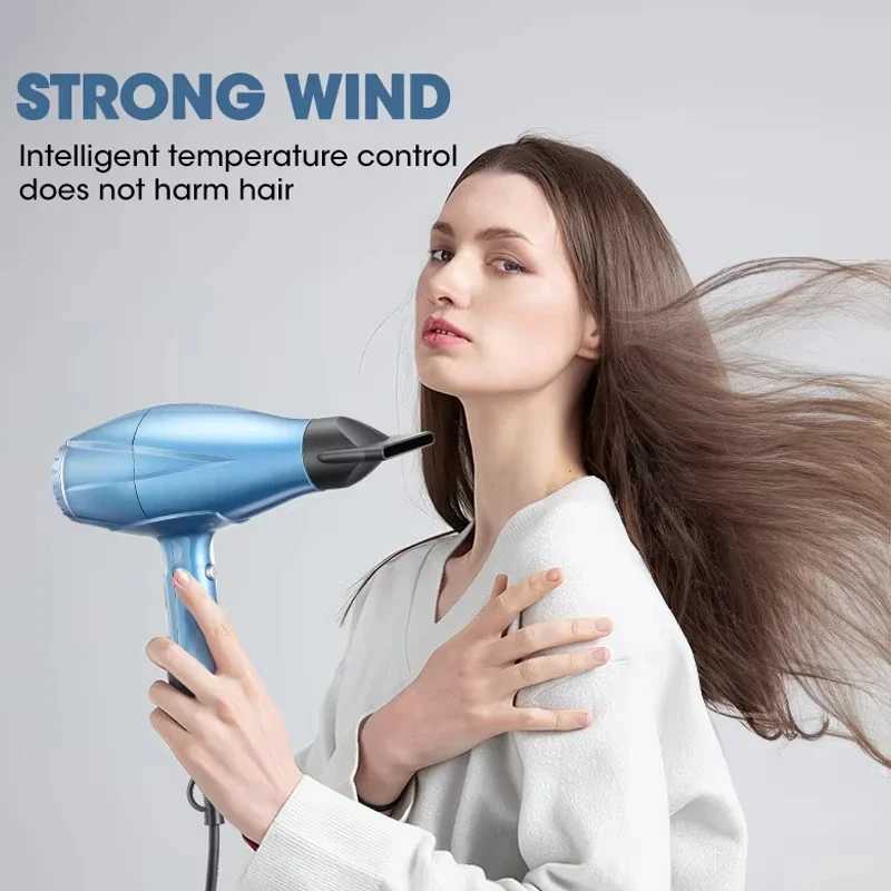 2200W high-power hairdressing hair dryer professional salon home hot and cold wind switching fast drying negative ion hair care W250220