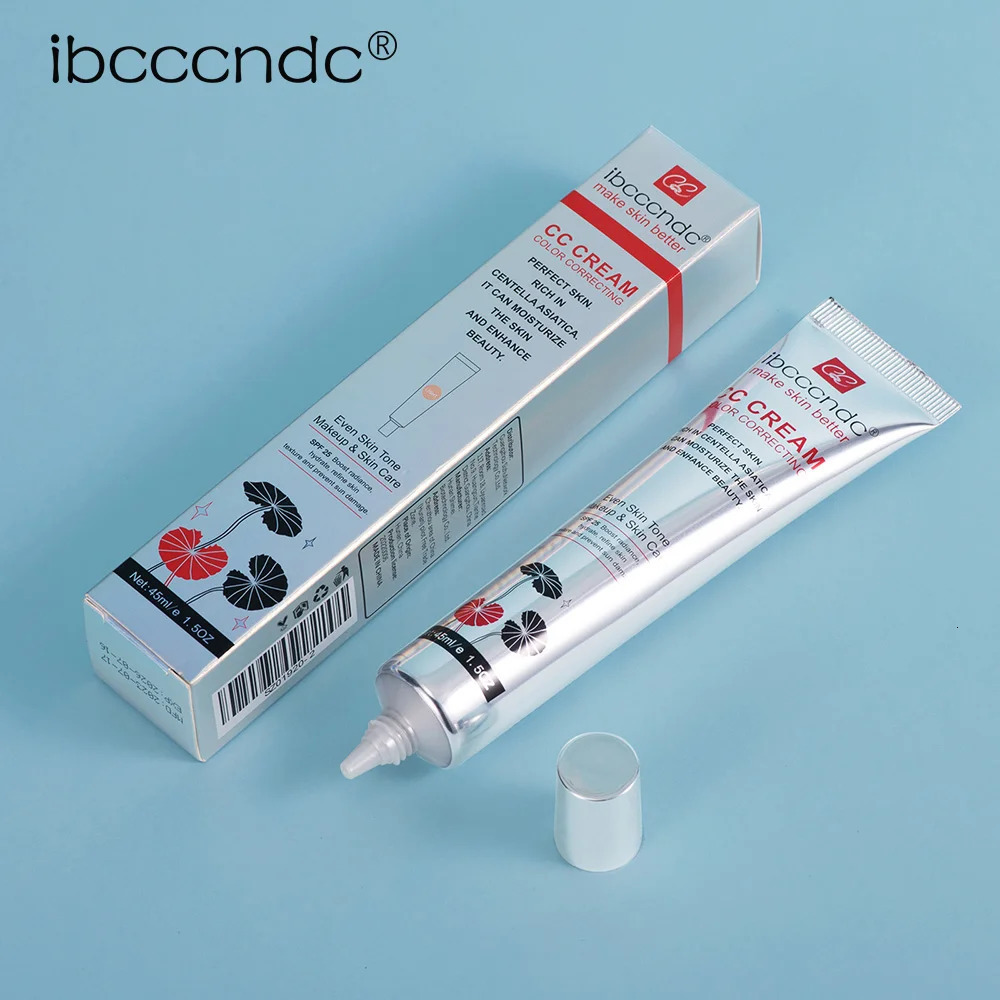 45ml color correction CC cream Centella Asiatica repair BB natural concealer whitening liquid basic cosmetics 250217