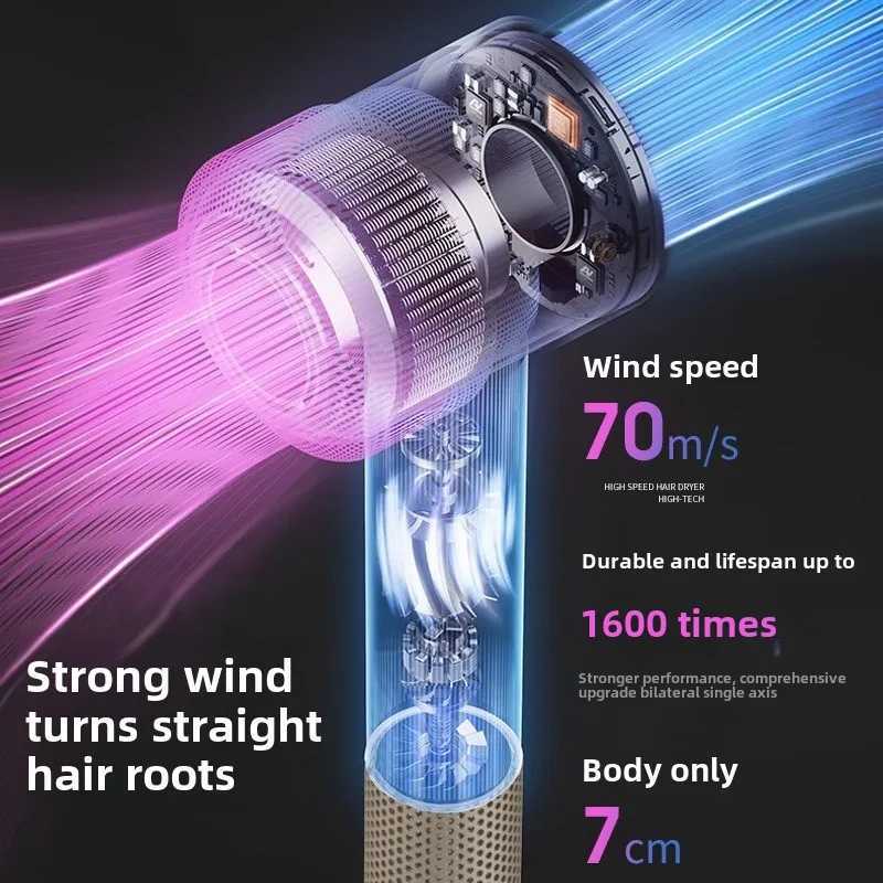 Household Use Hair Dryers Hot Cold Air Negative Ion Hair Dryer High Power Salon Professional Anion Quick Dry Blow Dryer W250220