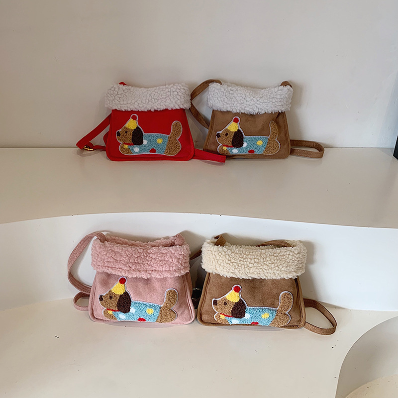 Mao collar small square 2025 new popular versatile handbag women's shoulder cute sausage dog crossbody bag #swissmilitary