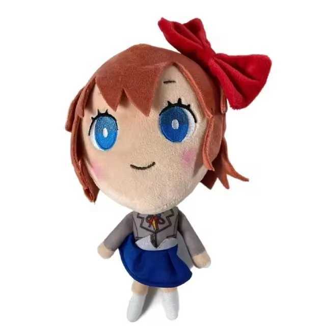 20cm Game Doki Literary Club Plush Toys Anime Cosplay Monika Natsuki Sayori Yuri Dolls W250219