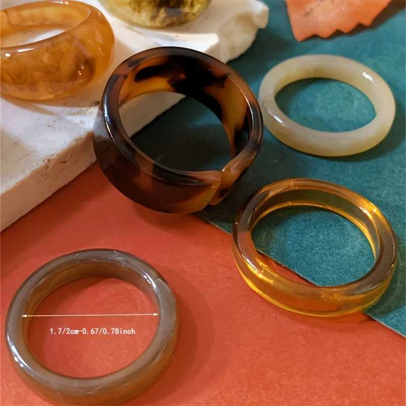 7-piece set of retro leopard print irregar stacked rings for wen with unique personality design suitable for daily party gif X250220