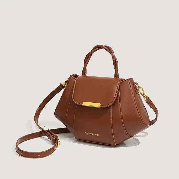 French Exquisite Handbag New Solid Color Fashionable Multifunctional High-end Texture Single Shoulder Diagonal Designer Bag