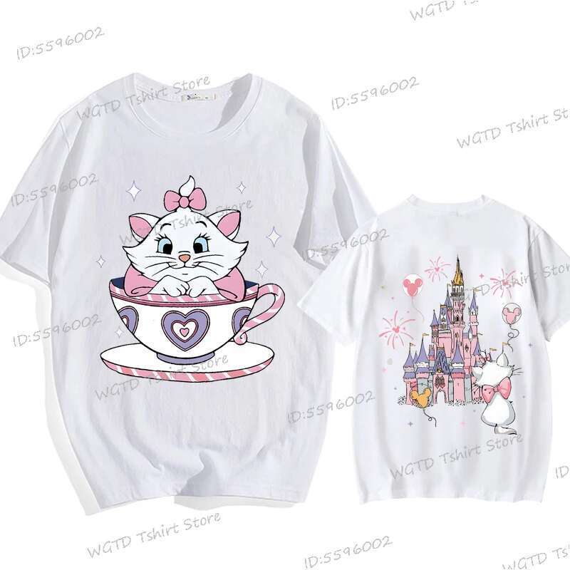 The aristocrats crazy cat cup of tea party shirt t-shirts graphic clothing grunge short-sleeved clothing funny cat anime cartoon t-shirts