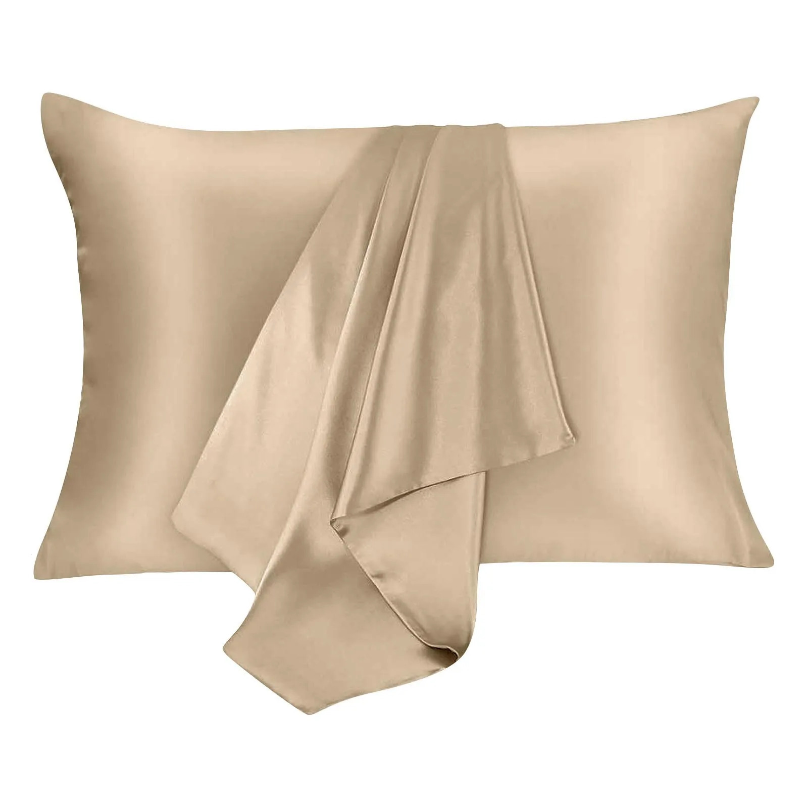 Hair And Skin2 Pack Natural Silk Pillowcase Both Sides 16 Momme Premium Grade 6A Silk Soft Breathable Smooth Silk Pillow Cover 250220