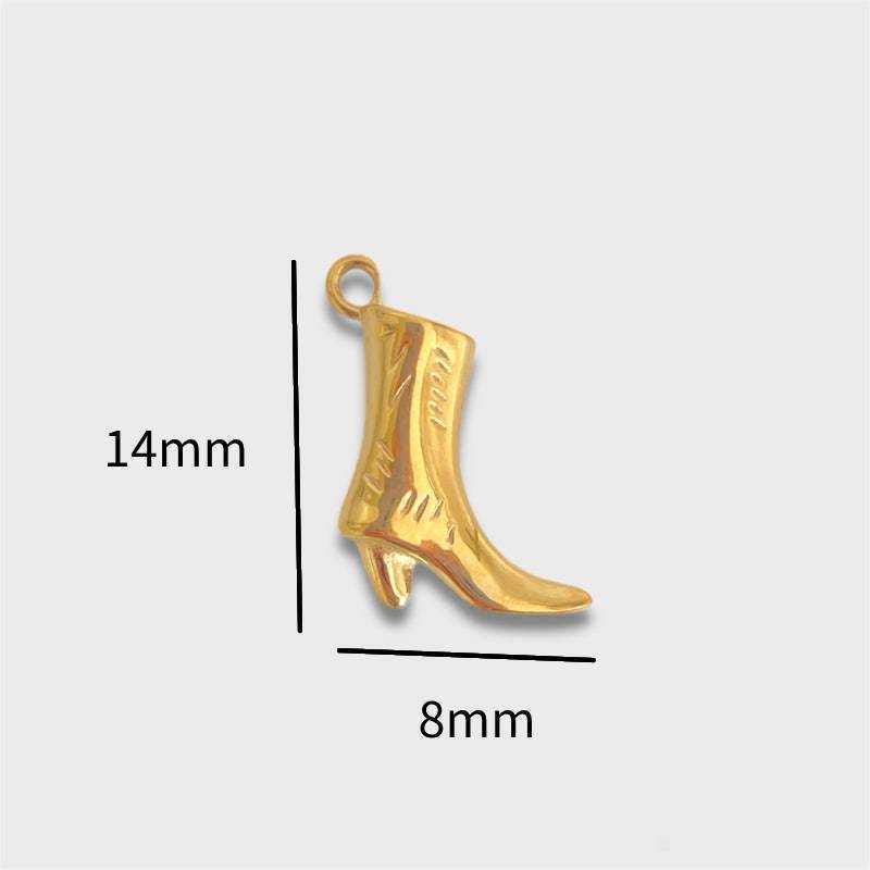 Pendant Necklaces Beach Vacation Dopamine Necklace Premium Accessories Horseshoe Boots Bow DIY Necklace H25219