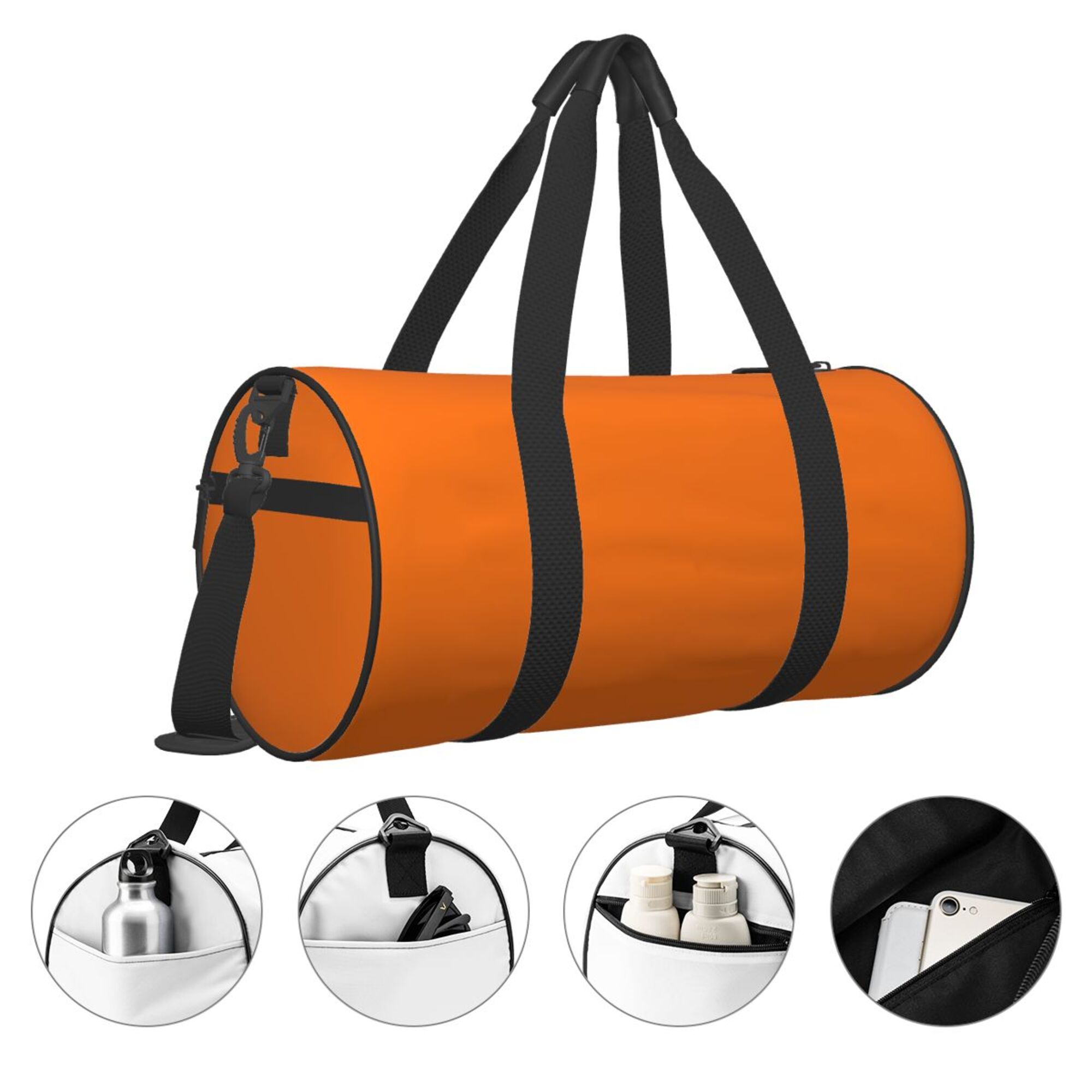 NXY AAAA rounded travel bag higher quality Duffel bag luggage Women Polyester Duffle Bags Handbags Fashion classic large capacity baggage travels bags