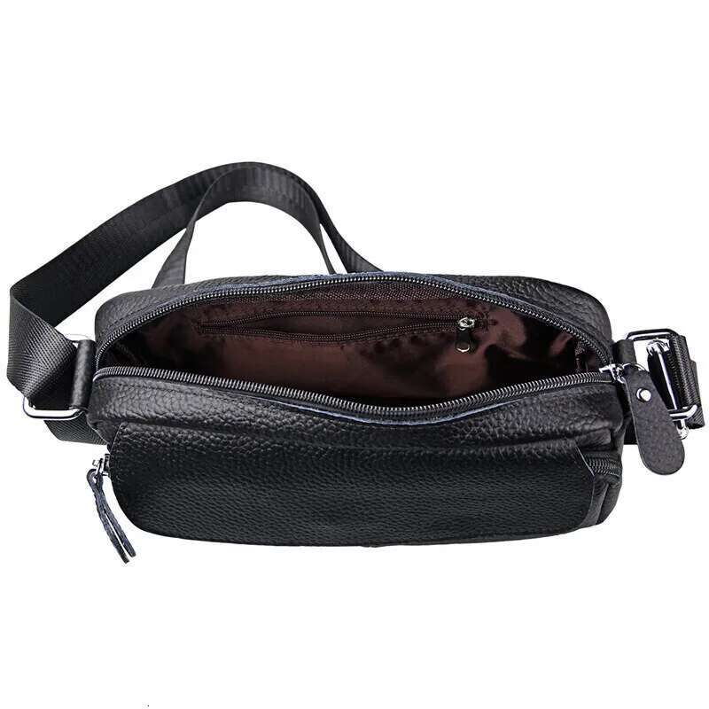 Shoulder Bags Womans Flap For Women Lady Square Genuine Leather Handbag Ladies Crossbody Female Messenger Bag