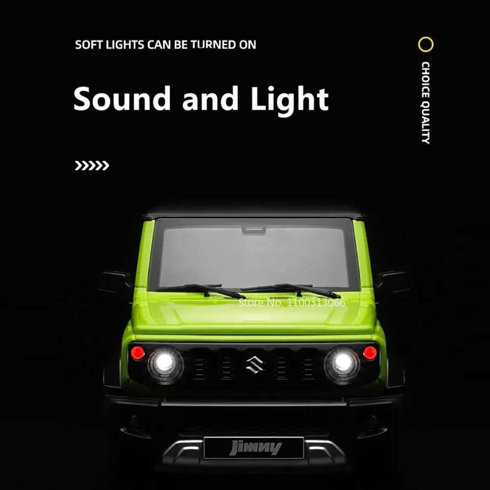 1 18 SUZUKI Jimny Alloy Diecast Car Models Off-Road Vehicles Toy with Sound and Light Car Model Simulation Collection Kids GiftsXJ250220